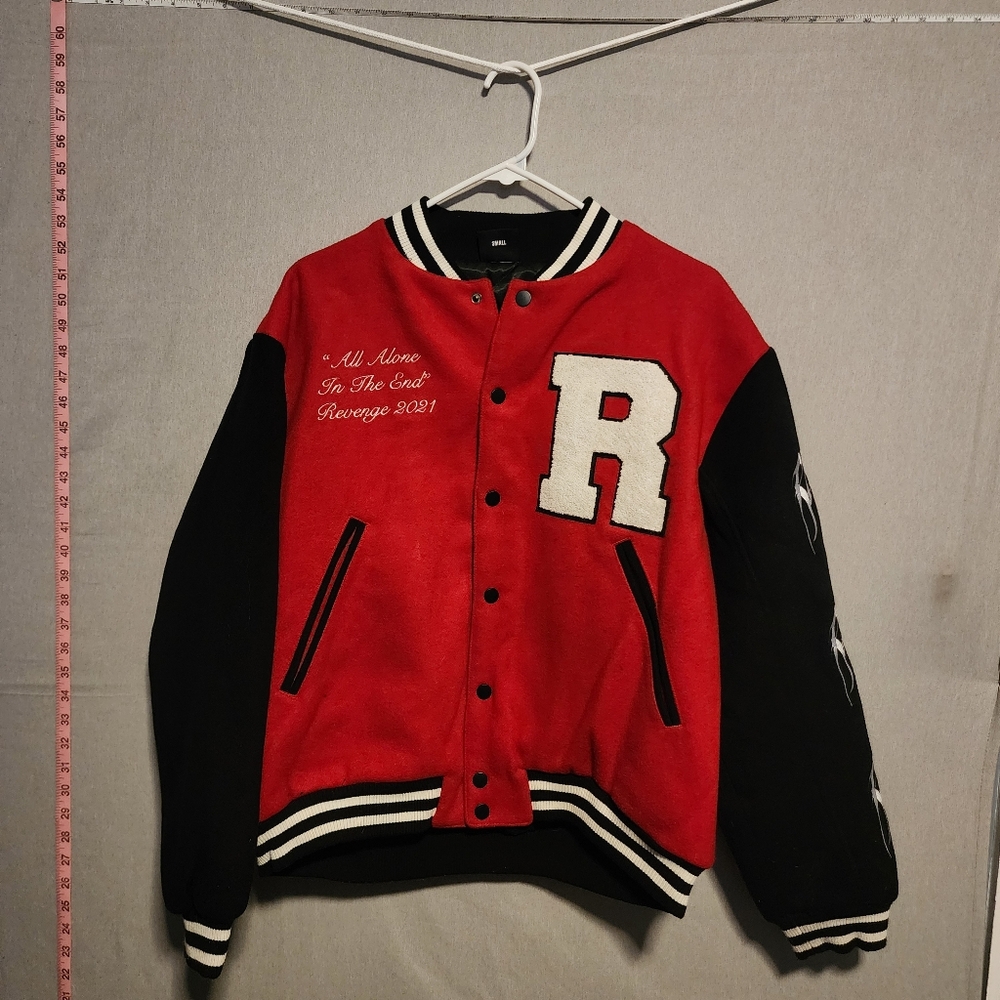 Limited Revenge Varsity Satin-lined Jacket